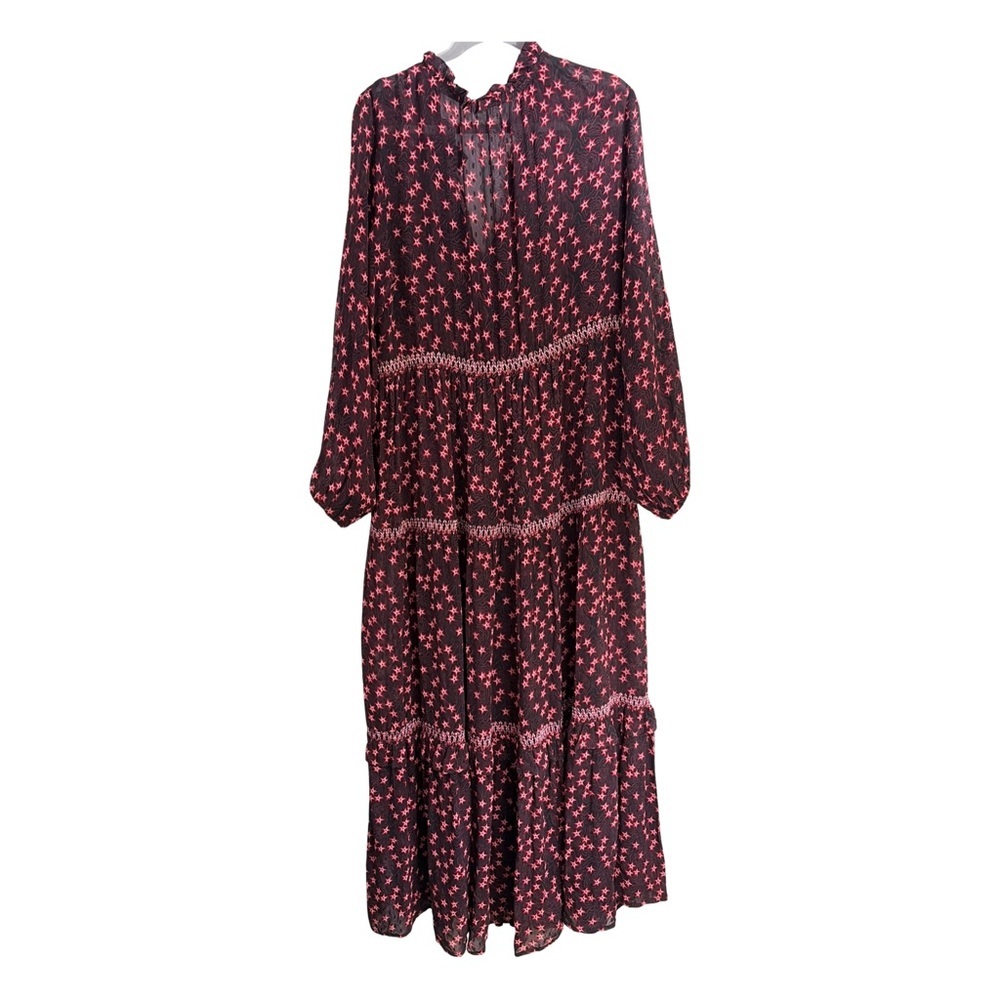 Anthropologie Temperley London Smocked Maxi Dress 12 - Picture 3 of 7